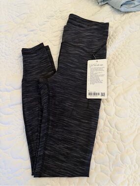 lululemon athletica Black Heathered Leggings